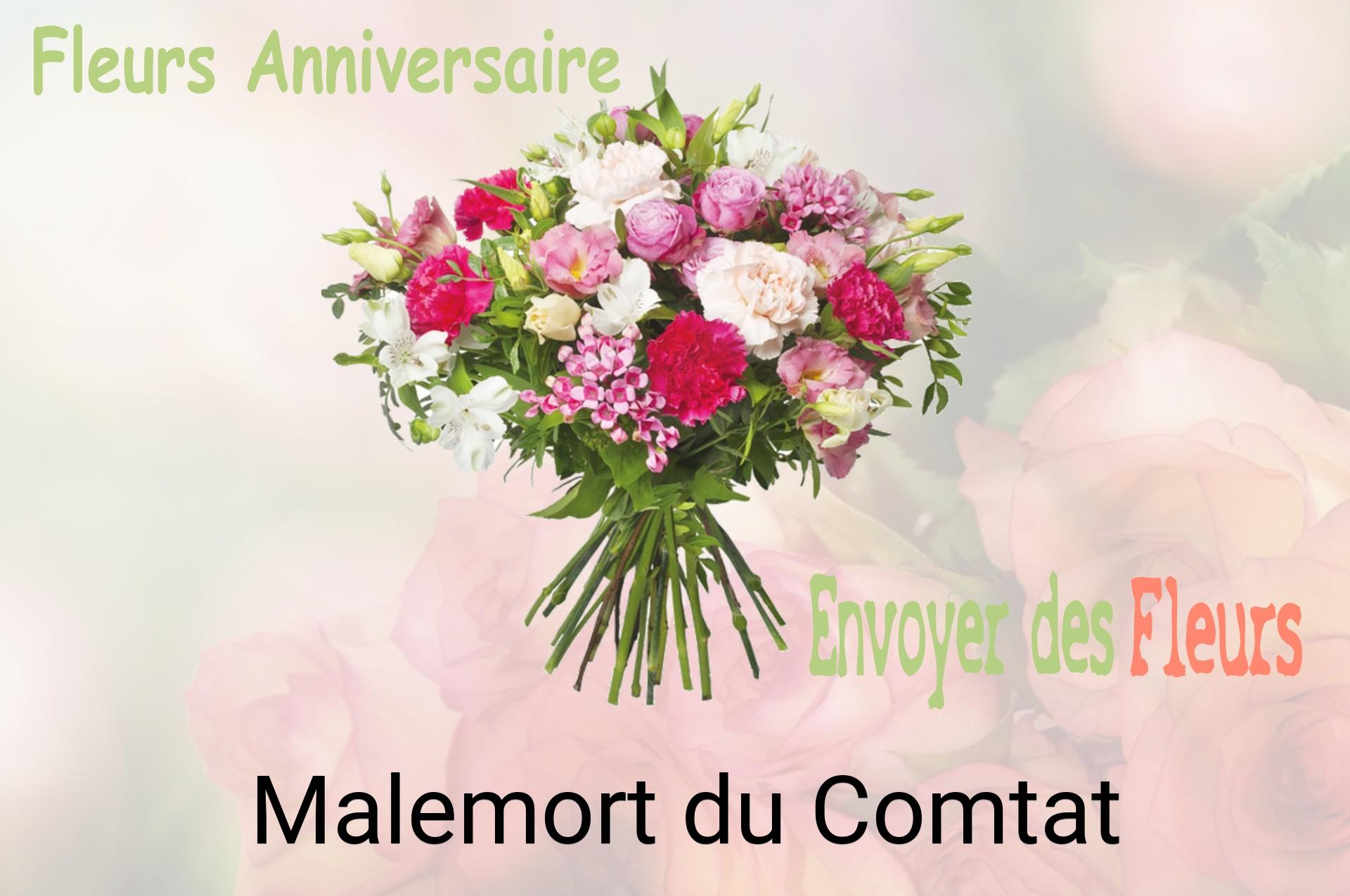 Bouquet de fleurs d’anniversaire livré à Malemort-du-Comtat